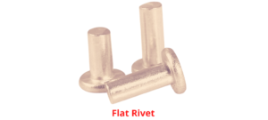 Flat-rivet