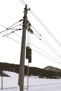 Railways Overhead Lines pulley arrangement