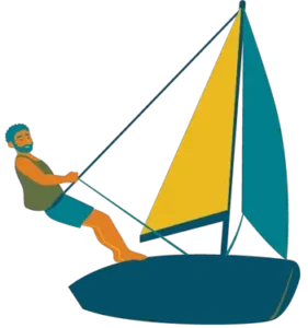 Boat Sailing-- Examples of kinetic energy